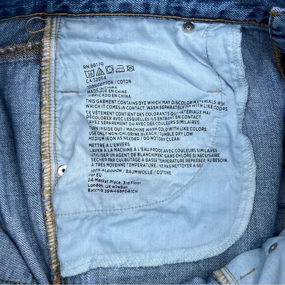 BDG Hi Rise Roll Up Jean Shorts Urban Outfitters 29 - Picture 5 of 6